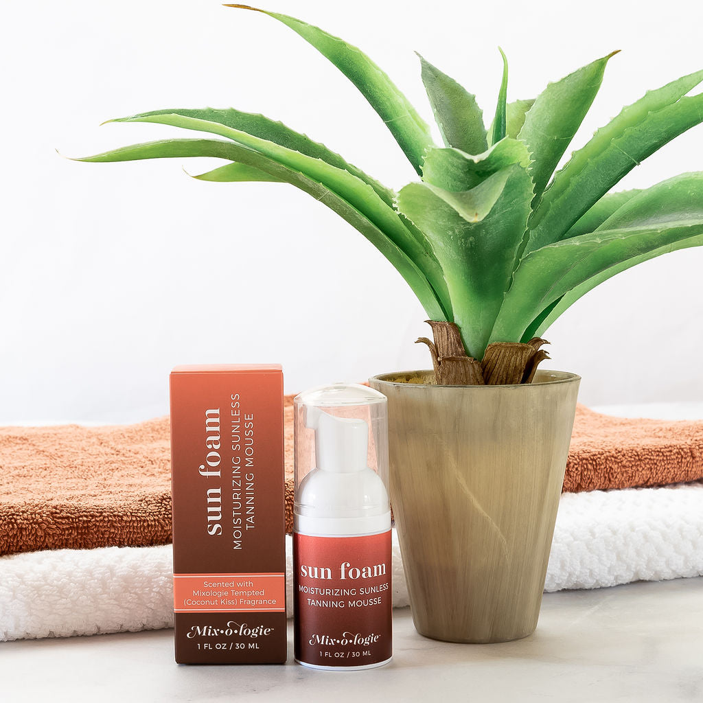 Mixologie SunFoam Sunless Tanner Mousse Travel