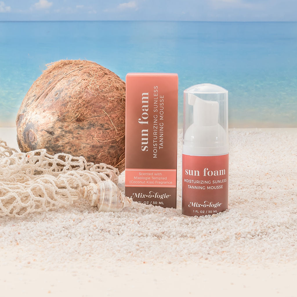 Mixologie SunFoam Sunless Tanner Mousse Travel