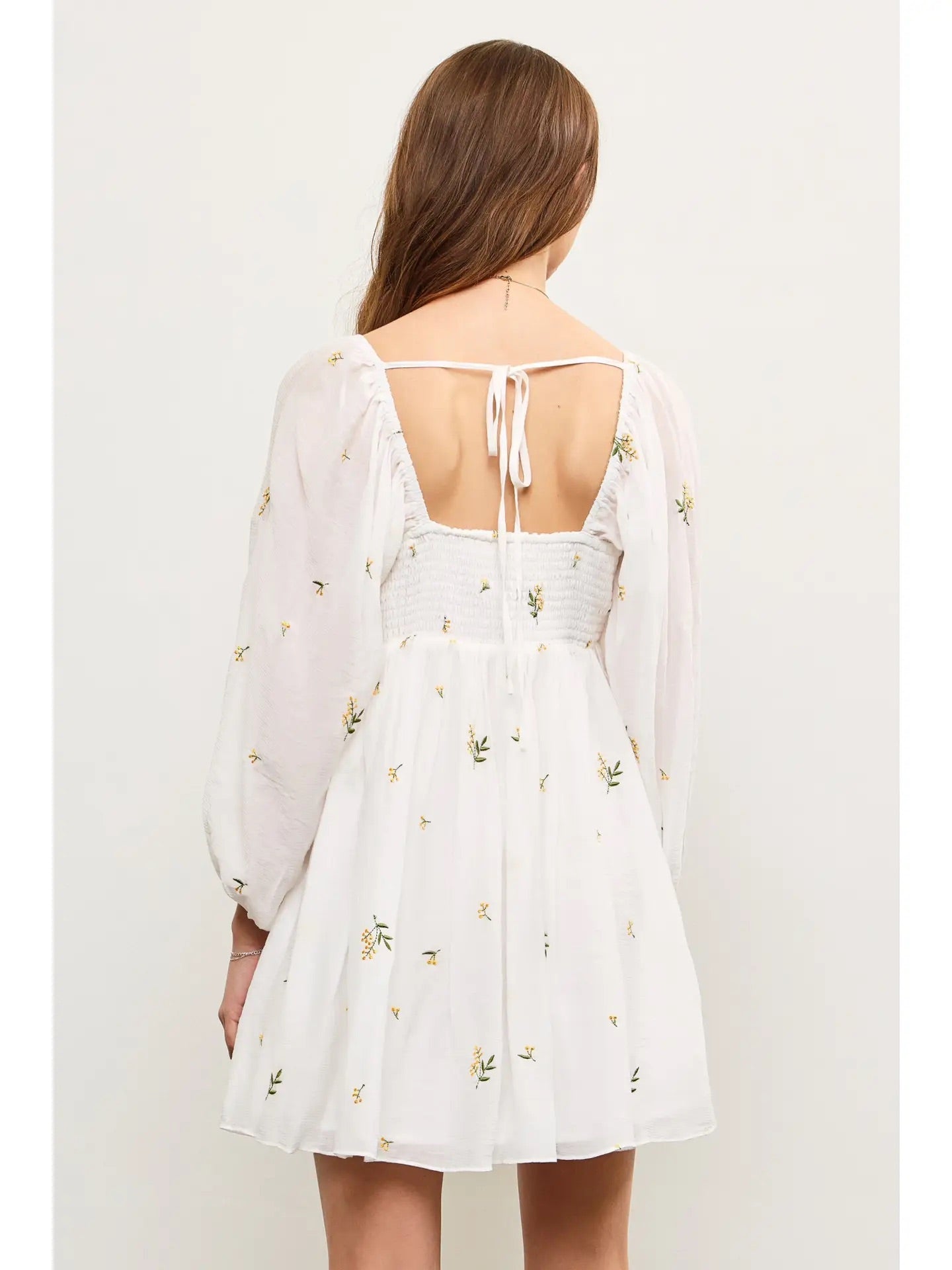 Flower Embroidery Dress