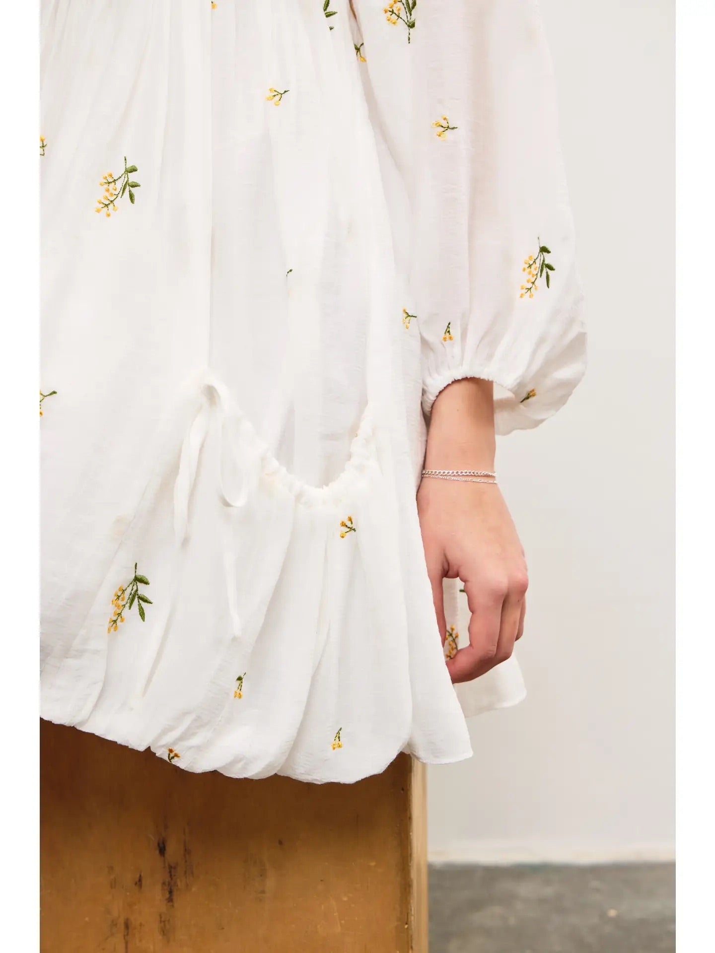 Flower Embroidery Dress