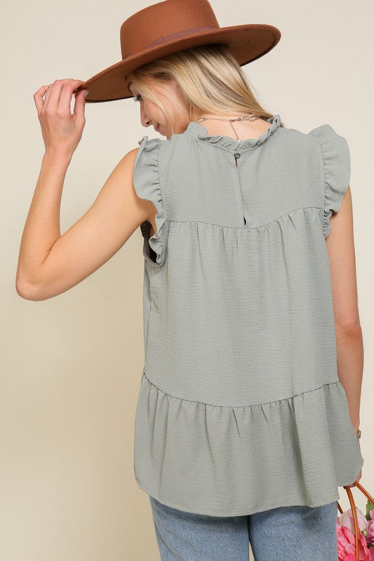 Ruffle Sleeveless 2010 TwentyTen Top