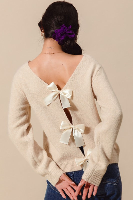 Reversible Bow Sweater